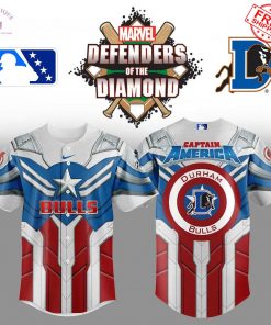 Durham Bulls x Marvel Captain America 2025 Limited Baseball Jersey