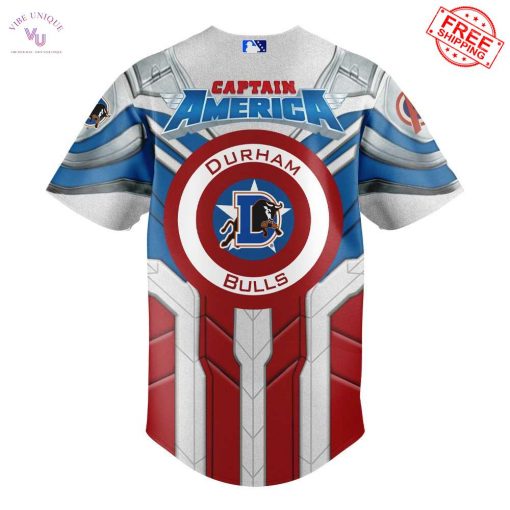 Durham Bulls x Marvel Captain America 2025 Limited Baseball Jersey
