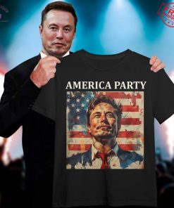 Elon Musk America Party Future Vision 2025 Limited T-Shirt