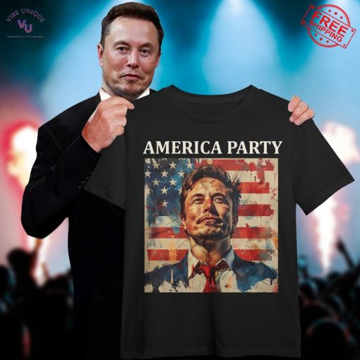 Elon Musk America Party Future Vision 2025 Limited T-Shirt