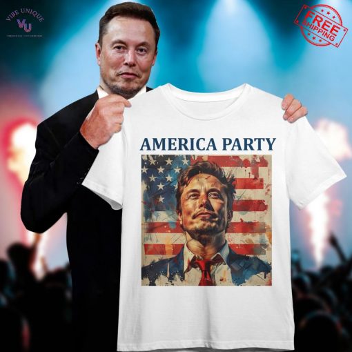 Elon Musk America Party Future Vision 2025 Limited T-Shirt