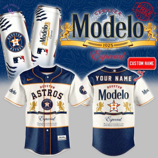 Houston Astros x Modelo 2025 Personalized Limited Baseball Jersey