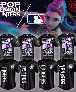 Huntrx Kpop Demon Hunters 2025 x MLB All Team Limited Baseball Jersey