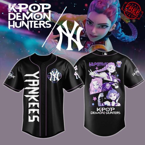 Huntrx Kpop Demon Hunters 2025 x MLB All Team Limited Baseball Jersey