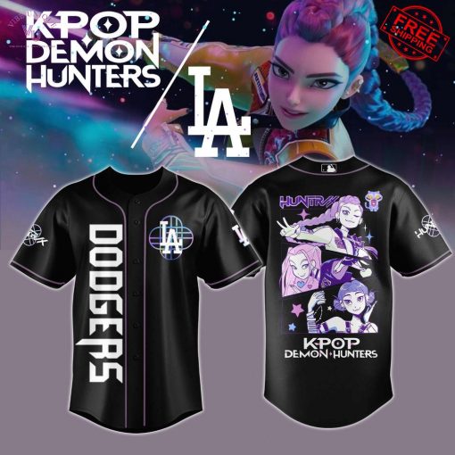 Huntrx Kpop Demon Hunters 2025 x MLB All Team Limited Baseball Jersey