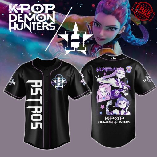 Huntrx Kpop Demon Hunters 2025 x MLB All Team Limited Baseball Jersey