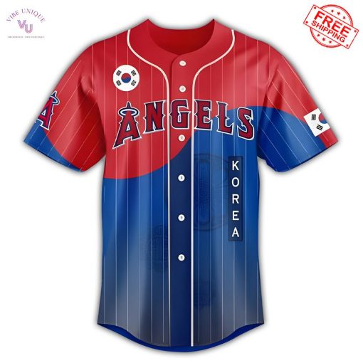 LA Angels x Korean Heritage Night 2025 Limited Baseball Jersey