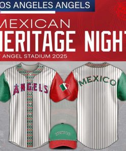 LA Angels x Mexican Heritage Night 2025 Limited Baseball Jersey