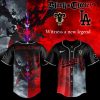 LA Dodgers x Black Clover Witness A New Legend Limited Baseball Jersey