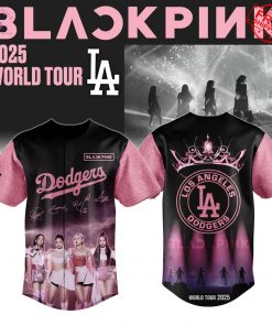 LA Dodgers x Blackpink 2025 World Tour Signature Limited Baseball Jersey