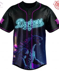 LA Dodgers x Japanese Godzilla 2025 Limited Baseball Jersey