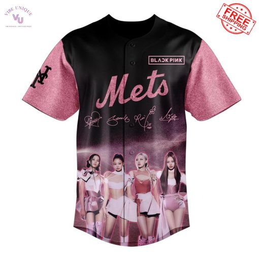 LA Mets x Blackpink 2025 World Tour Signature Limited Baseball Jersey