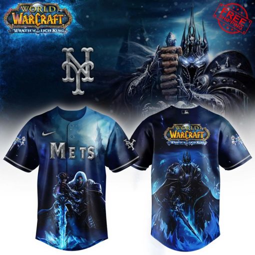 LA Mets x World Of Warcraft 2025 Limited Baseball Jersey