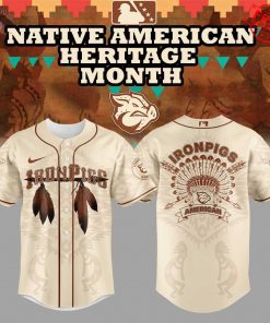 Lehigh Valley IronPigs Native American Heritage Month Limited Baseball Jersey
