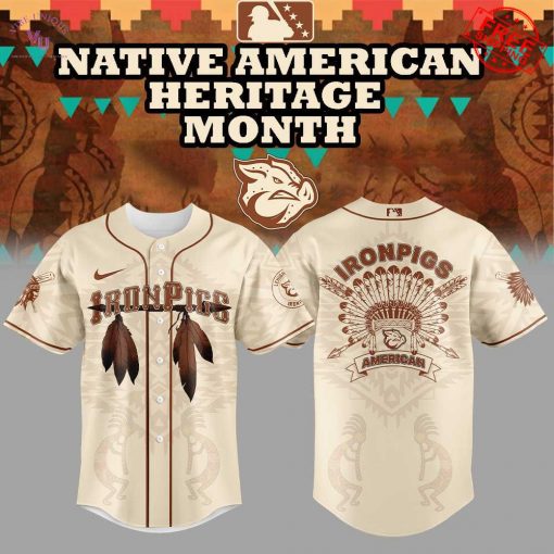 Lehigh Valley IronPigs Native American Heritage Month Limited Baseball Jersey