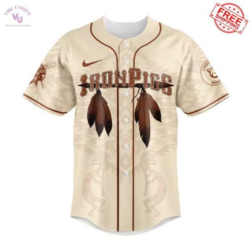 Lehigh Valley IronPigs Native American Heritage Month Limited Baseball Jersey