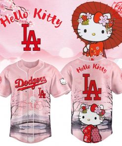 Los Angeles Dodgers Sakura Kitty 2025 Limited Baseball Jersey