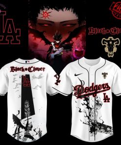 Los Angeles Dodgers x Black Clover 2025 Limited Baseball Jersey