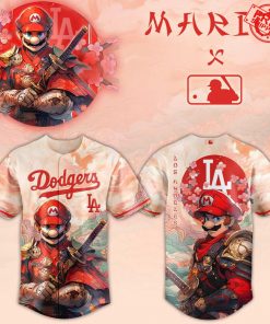 Los Angeles Dodgers x Mario Samurai Hero 2025 Limited Baseball Jersey