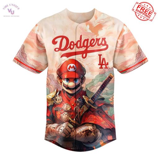 Los Angeles Dodgers x Mario Samurai Hero 2025 Limited Baseball Jersey