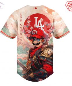 Los Angeles Dodgers x Mario Samurai Hero 2025 Limited Baseball Jersey 3