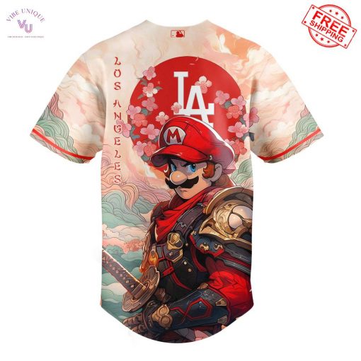Los Angeles Dodgers x Mario Samurai Hero 2025 Limited Baseball Jersey