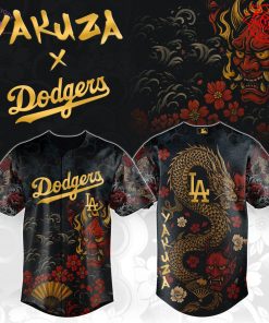 Los Angeles Dodgers x Yakuza Dragon Oni 2025 Limited Baseball Jersey
