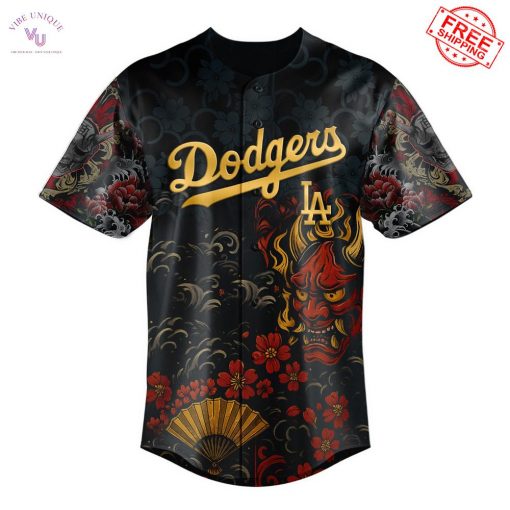 Los Angeles Dodgers x Yakuza Dragon Oni 2025 Limited Baseball Jersey
