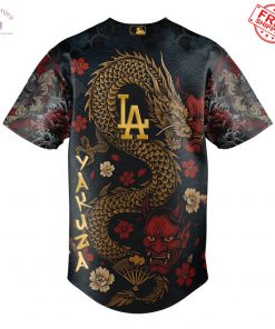 Los Angeles Dodgers x Yakuza Dragon Oni 2025 Limited Baseball Jersey 3