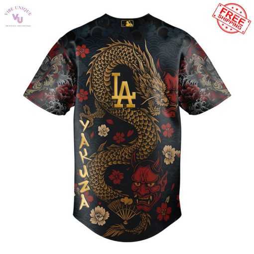 Los Angeles Dodgers x Yakuza Dragon Oni 2025 Limited Baseball Jersey
