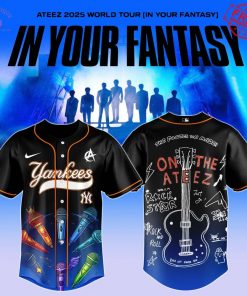 MLB All Team x ATEEZ World Tour 2025 In Your Fantasy Limited Baseball Jersey 4