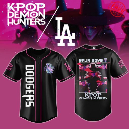 MLB All Team x Saja Boys Kpop Demon Hunters 2025 Limited Baseball Jersey