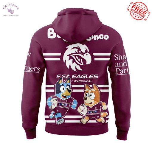 Manly Warringah Sea Eagles x Bluey and Bingo 2025 Limited Shirt Collection