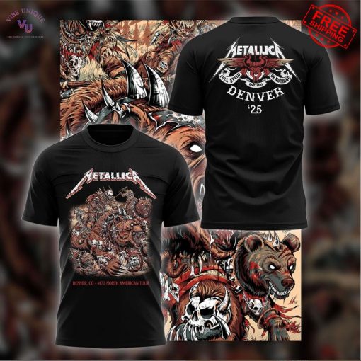 Metallica M72 World Tour Denver 2025 Limited T-Shirt