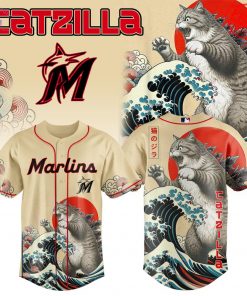Miami Marlins x Catzilla 2025 Limited Baseball Jersey