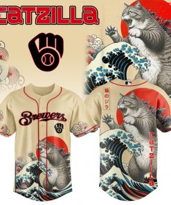 Milwaukee Brewers x Catzilla 2025 Limited Baseball Jersey