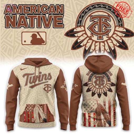 Minnesota Twins x Native American Heritage Special Hoodie 2025