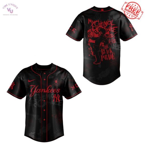 My Chemical Romance Long Live 2025 x New York Yankees Limited Baseball Jersey