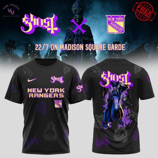 NY Rangers x Ghost Band Tour 2025 Limited T-Shirt