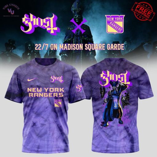 NY Rangers x Ghost Band Tour 2025 Limited T-Shirt