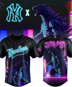 NY Yankees x Japanese Godzilla 2025 Limited Baseball Jersey
