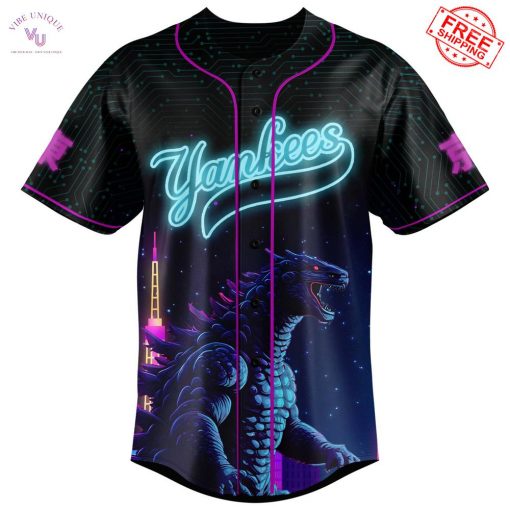NY Yankees x Japanese Godzilla 2025 Limited Baseball Jersey