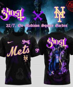 New York Mets x Ghost Band Skeletour 2025 Limited T-Shirt