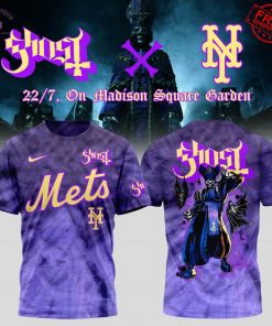 New York Mets x Ghost Band Skeletour 2025 Limited T-Shirt