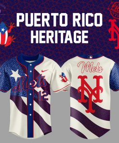 New York Mets x Puerto Rico Heritage 2025 Limited Baseball Jersey