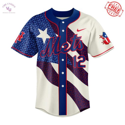 New York Mets x Puerto Rico Heritage 2025 Limited Baseball Jersey