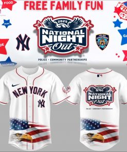 New York Yankees National Night Out 2025 Limited Baseball Jersey