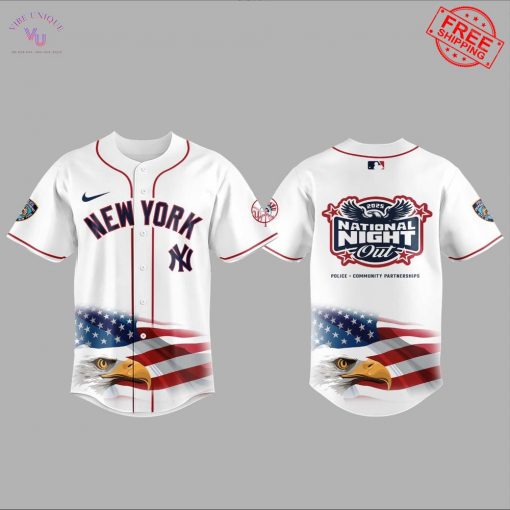 New York Yankees National Night Out 2025 Limited Baseball Jersey
