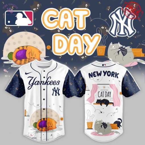 New York Yankees x International Cat Day 2025 Limited Baseball Jersey