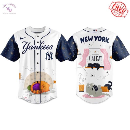 New York Yankees x International Cat Day 2025 Limited Baseball Jersey